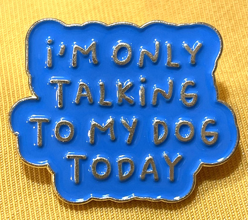 Nwot blue enamel lapel pin - blue,